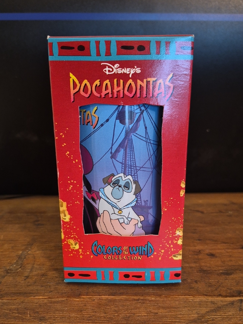 Vintage Walt Disney Classic Pocahontas Burger King Collectible Tumbler